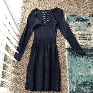 Victoria’s Secret Navy Long Sleeve Dress XS